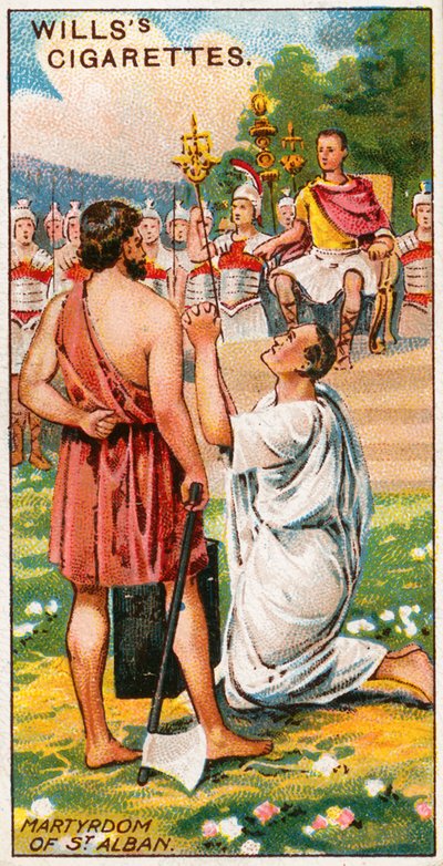 Martyrdom of St Alban, 304 AD by English School