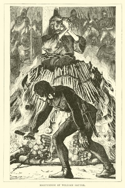 Martyrdom of William Sautre by English School
