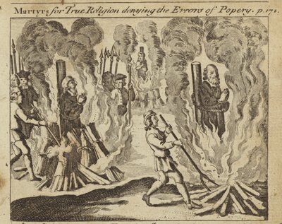 Martyrs for True Religion Denying the Errors of Popery by English School