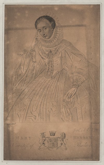 Mary Herbert, Countess of Pembroke by English School
