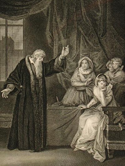 Mary, Queen of Scots (1542-87) and John Knox (c.1512-72) by English School