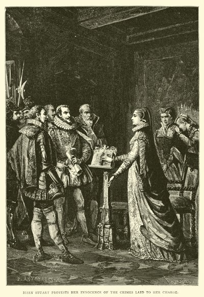 Mary Stuart Protests Her Innocence of the Crimes Laid to Her Charge by English School