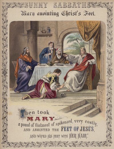 Mary anointing Christ