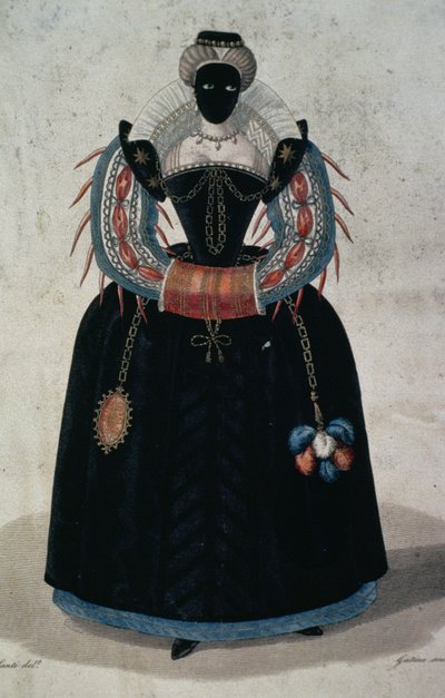 Masquerade Costume in the Style of Henri III by English School