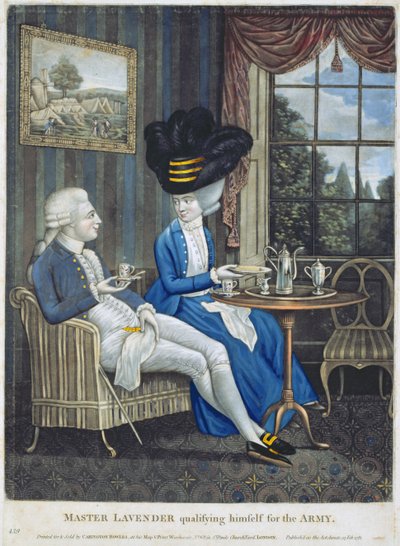 Master Lavender Qualifying Himself for the Army, pub. by Carington Bowles, 1781 by English School