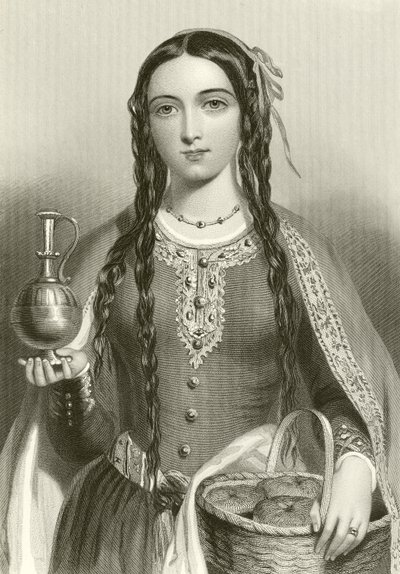 Matilda of Scotland, Queen of King Henry I by English School