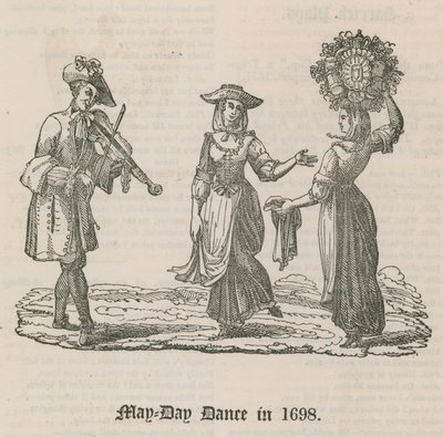 May Day dance in 1698 by English School