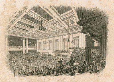 May Meeting at Exeter Hall, Strand, London by English School