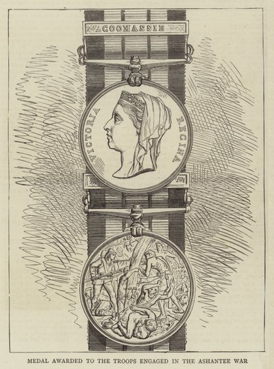 Medal Awarded to the Troops Engaged in the Ashantee War by English School