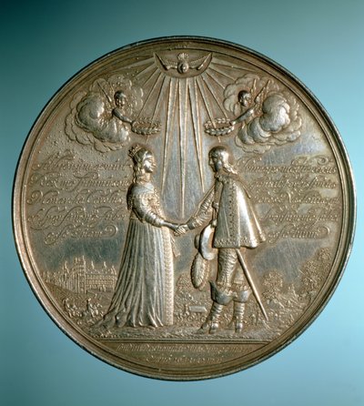 Medal commemorating the Marriage of the Princess Mary to William II of Orange, 1640 by English School