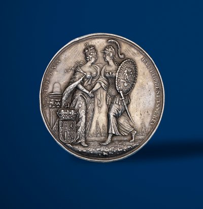 Medal Commemorating the Coronation of William and Mary, 1689 (Reverse) by English School