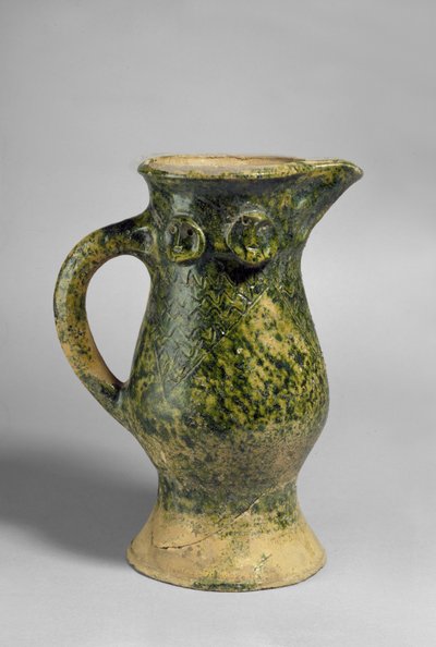 Medieval Parrot Beaked Jug, Oxfordshire by English School