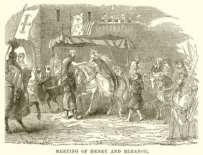 Meeting of Henry and Eleanor by English School