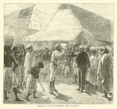 Meeting of Livingstone and Stanley by English School