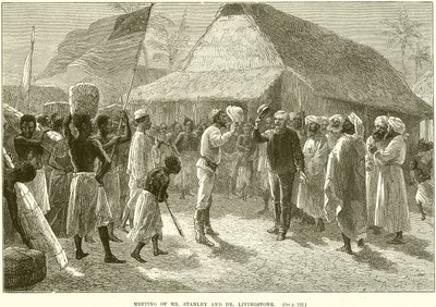 Meeting of Mr. Stanley and Dr. Livingstone by English School