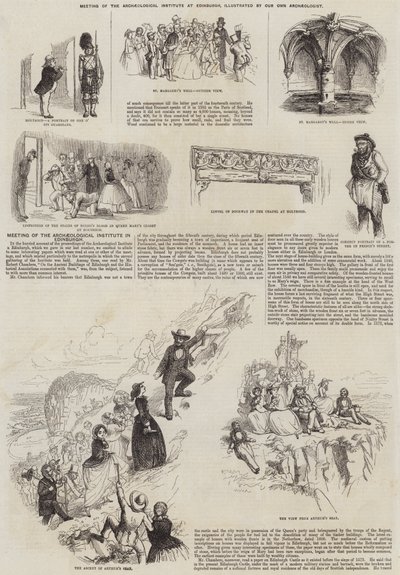Meeting of the Archaeological Institute at Edinburgh by English School