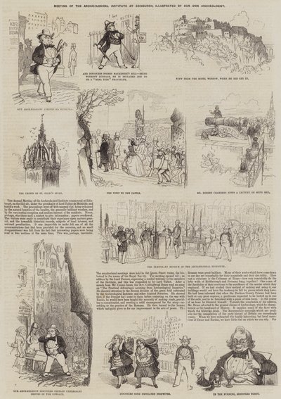 Meeting of the Archaeological Institute at Edinburgh by English School