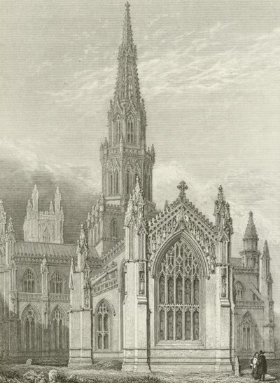 Melrose Abbey, Restored by English School