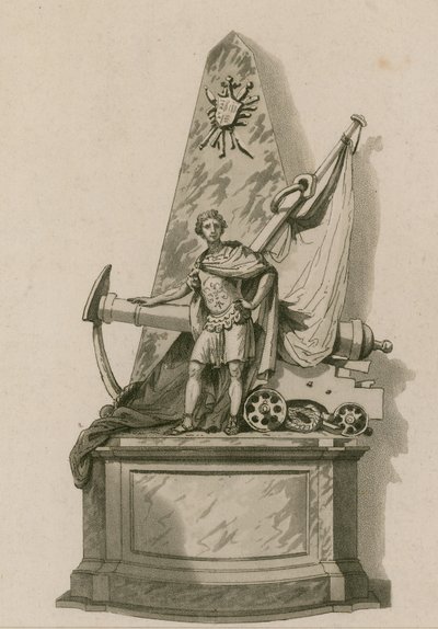 Memorial to Admiral Holmes, Westminster Abbey, London by English School