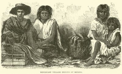 Mendicant Village Indians of Mexico by English School