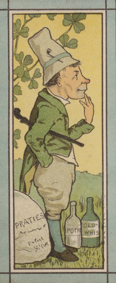 Menu illustration: Ireland by English School