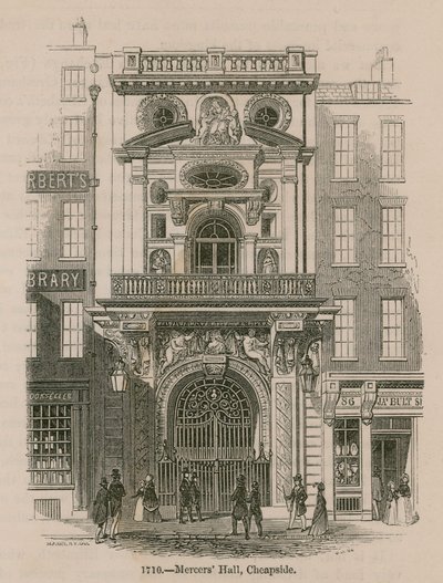 Mercers Hall, Cheapside, London by English School