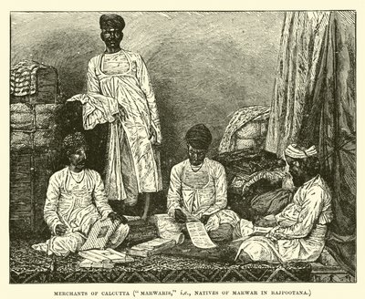 Merchants of Calcutta, Marwaris by English School