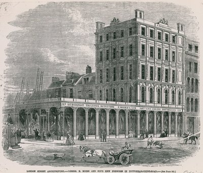 Messrs E Moses and Sons New Premises in Tottenham Court Road, London by English School