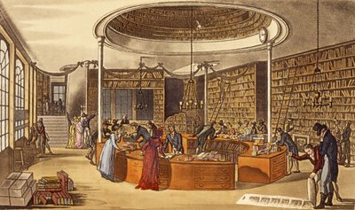 Messrs Lackington Allen and Co., 1809, Booksellers Temple of the Muses, Finsbury Square by English School
