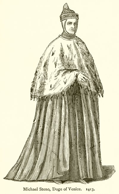 Michael Steno, Doge of Venice. 1413 by English School