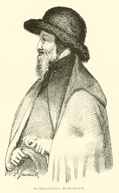 Michelangelo Buonarroti by English School