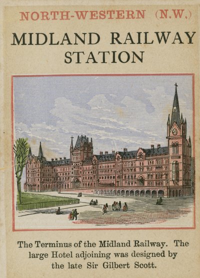 Midland Railway Station, St Pancras, London by English School