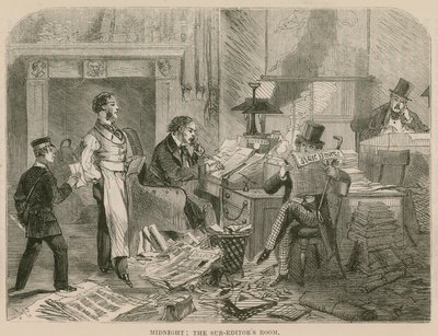 Midnight: The Sub-editors Room by English School