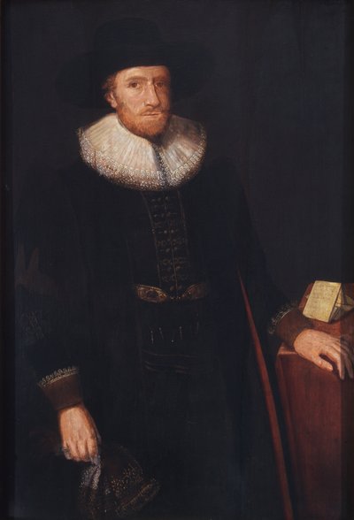 Miles Newton, a letter at his hand by English School