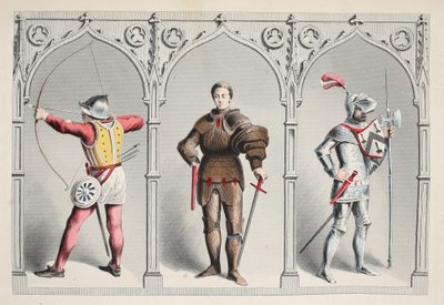 Military Costume in the Middle of the Fifteenth Century by English School