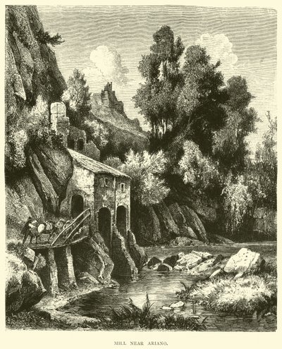 Mill Near Ariano by English School