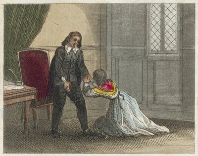 Milton Reconciled to His Wife by English School
