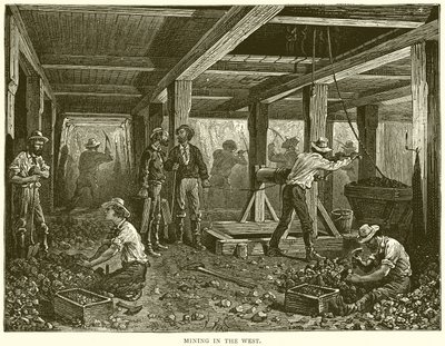 Mining in the West by English School
