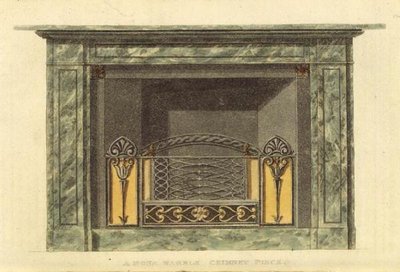 Mona Marble Chimney Piece, from Ackermann