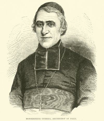 Monseigneur Guibert, Archbishop of Paris, May 1871 by English School