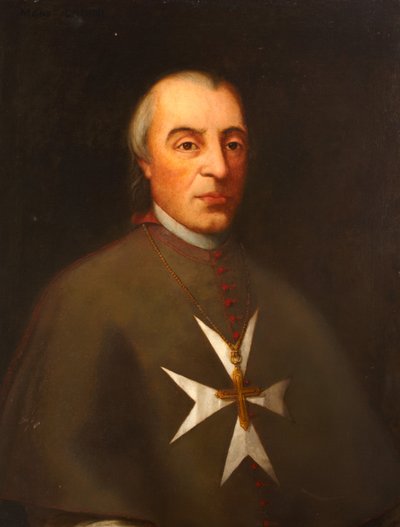 Monsignor Vincenzo Labini, Bishop of Malta, 1798 by English School