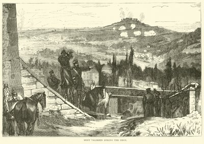Mont Valerien During the Siege, October 1870 by English School