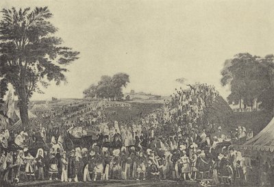 Montem Ceremony at Salt Hill, 1838 by English School