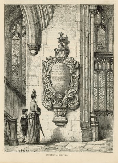 Monument of Lady Berry by English School