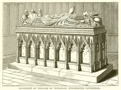Monument of William of Wykeham, Winchester Cathedral by English School