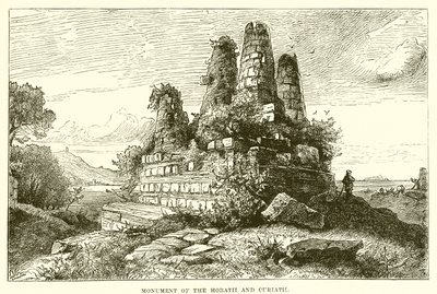 Monument of the Horatii and Curiatii by English School