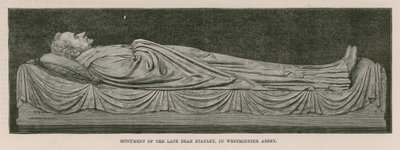 Monument to the Late Dean Stanley by English School