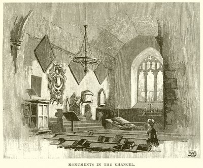Monuments in the Chancel by English School
