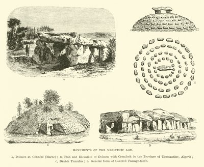 Monuments of the Neolithic Age by English School