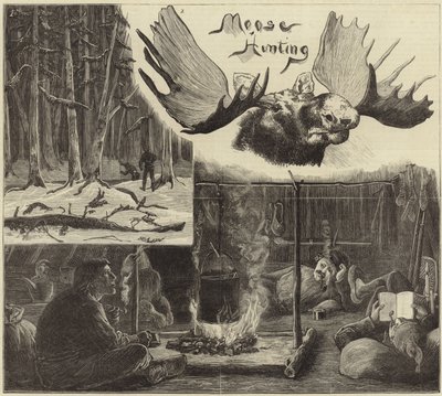 Moose hunting in Nova Scotia by English School
